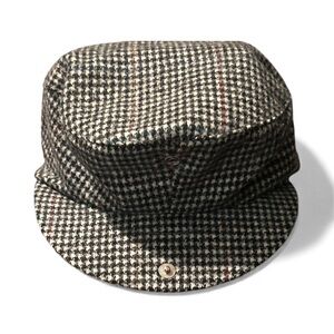 Vintage Dobbs Fifth Avenue New York Brown Tweed Size S Newsboy Cabbie Hat